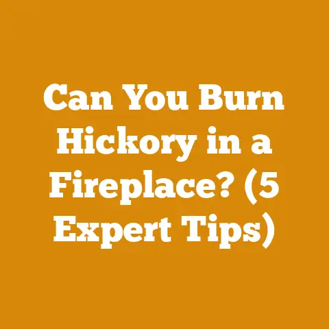 Can You Burn Hickory in a Fireplace? (5 Expert Tips)