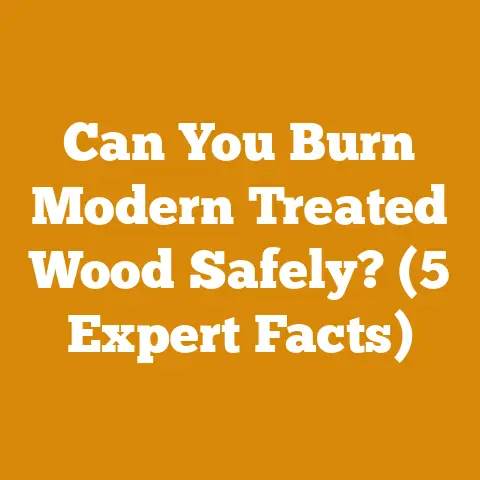 Can You Burn Modern Treated Wood Safely? (5 Expert Facts)