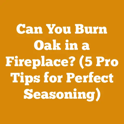 Can You Burn Oak in a Fireplace? (5 Pro Tips for Perfect Seasoning)