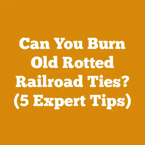 Can You Burn Old Rotted Railroad Ties? (5 Expert Tips)