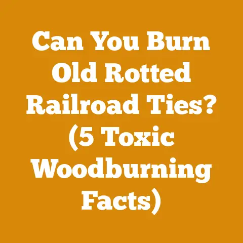 Can You Burn Old Rotted Railroad Ties? (5 Toxic Woodburning Facts)