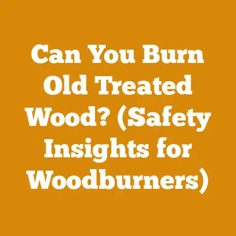 Can You Burn Old Treated Wood? (Safety Insights for Woodburners)