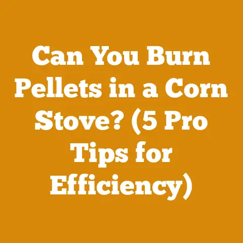 Can You Burn Pellets in a Corn Stove? (5 Pro Tips for Efficiency)