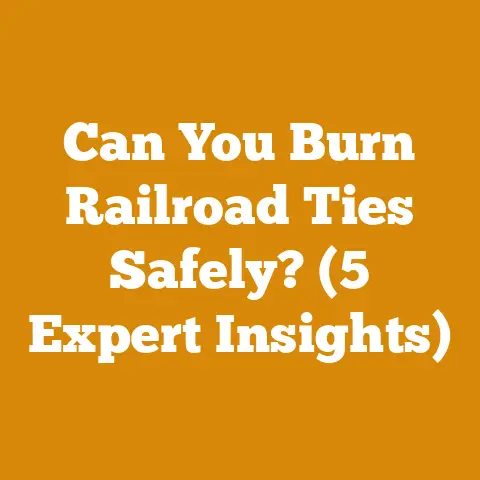 Can You Burn Railroad Ties Safely? (5 Expert Insights)