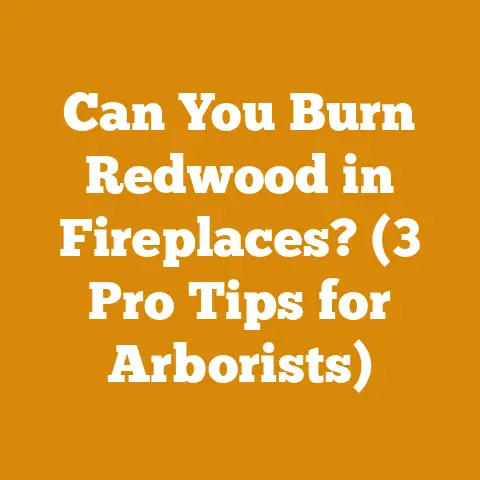 Can You Burn Redwood in Fireplaces? (3 Pro Tips for Arborists)