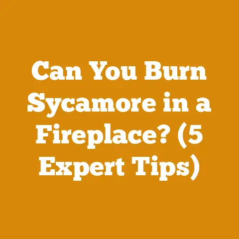 Can You Burn Sycamore in a Fireplace? (5 Expert Tips)