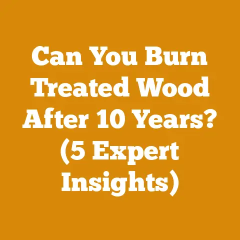 Can You Burn Treated Wood After 10 Years? (5 Expert Insights)
