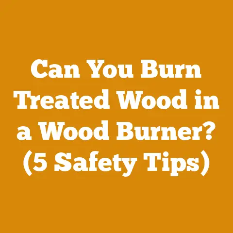 Can You Burn Treated Wood in a Wood Burner? (5 Safety Tips)