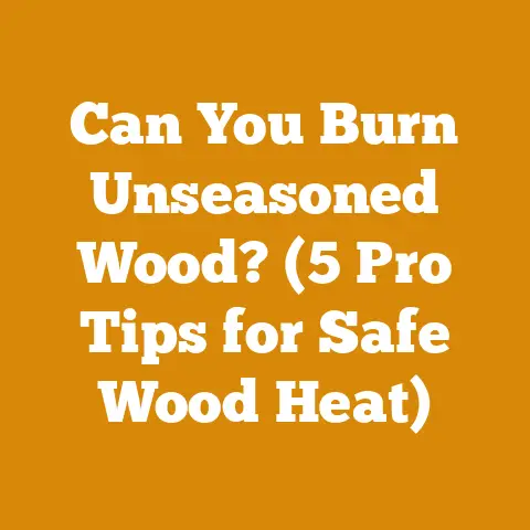 Can You Burn Unseasoned Wood? (5 Pro Tips for Safe Wood Heat)