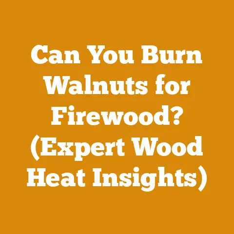 Can You Burn Walnuts for Firewood? (Expert Wood Heat Insights)