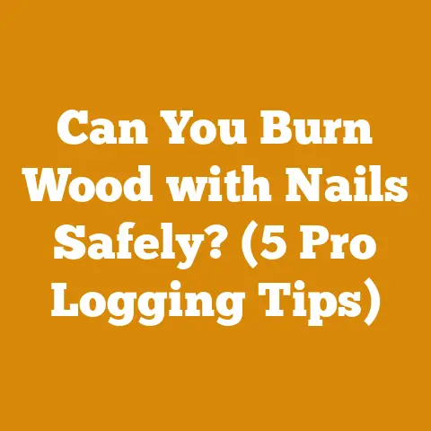 Can You Burn Wood with Nails Safely? (5 Pro Logging Tips)
