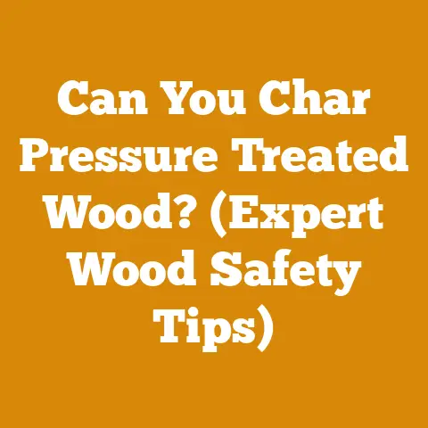 Can You Char Pressure Treated Wood? (Expert Wood Safety Tips)