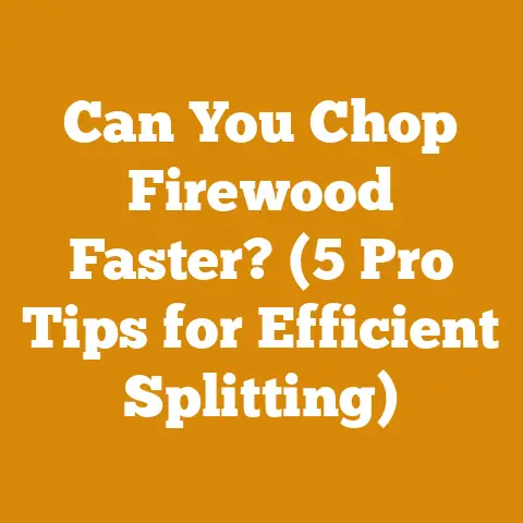 Can You Chop Firewood Faster? (5 Pro Tips for Efficient Splitting)