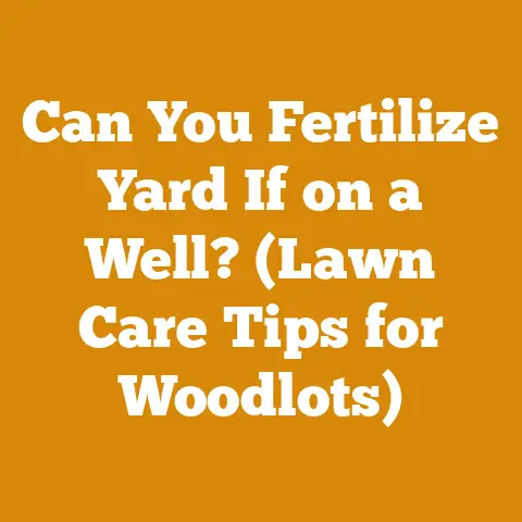 Can You Fertilize Yard If on a Well? (Lawn Care Tips for Woodlots)