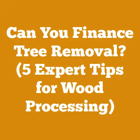 Can You Finance Tree Removal? (5 Expert Tips for Wood Processing)