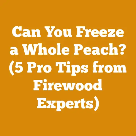 Can You Freeze a Whole Peach? (5 Pro Tips from Firewood Experts)