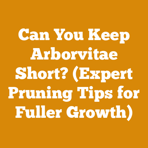 Can You Keep Arborvitae Short? (Expert Pruning Tips for Fuller Growth)