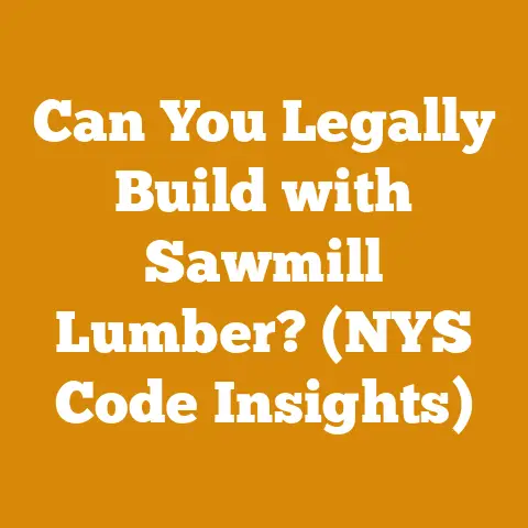 Can You Legally Build with Sawmill Lumber? (NYS Code Insights)