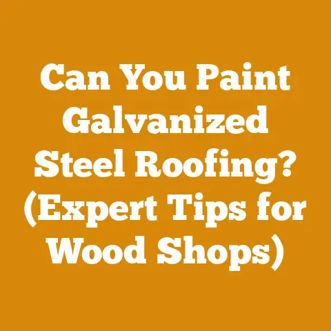 Can You Paint Galvanized Steel Roofing? (Expert Tips for Wood Shops)