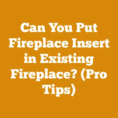 Can You Put Fireplace Insert in Existing Fireplace? (Pro Tips)