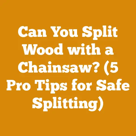 Can You Split Wood with a Chainsaw? (5 Pro Tips for Safe Splitting)
