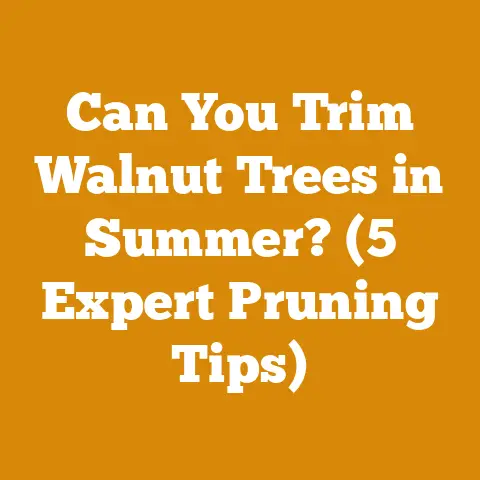 Can You Trim Walnut Trees in Summer? (5 Expert Pruning Tips)