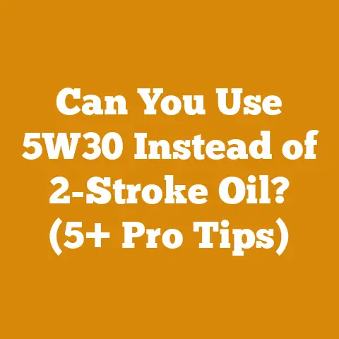 Can You Use 5W30 Instead of 2-Stroke Oil? (5+ Pro Tips)