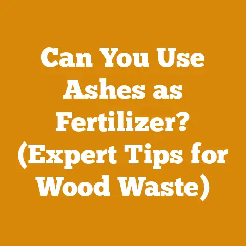 Can You Use Ashes as Fertilizer? (Expert Tips for Wood Waste)