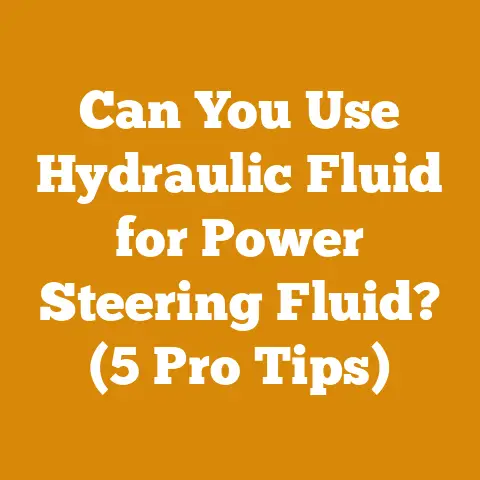 Can You Use Hydraulic Fluid for Power Steering Fluid? (5 Pro Tips)