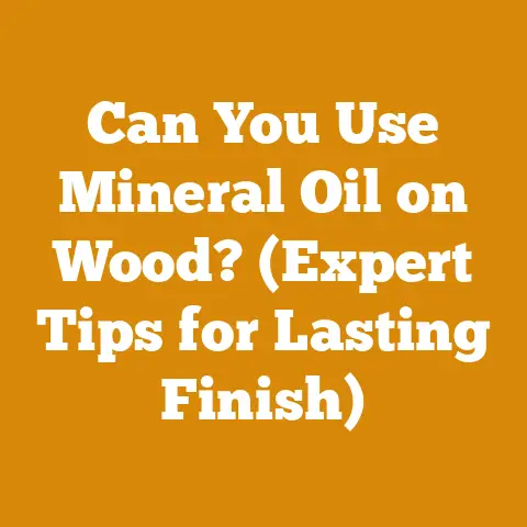Can You Use Mineral Oil on Wood? (Expert Tips for Lasting Finish)