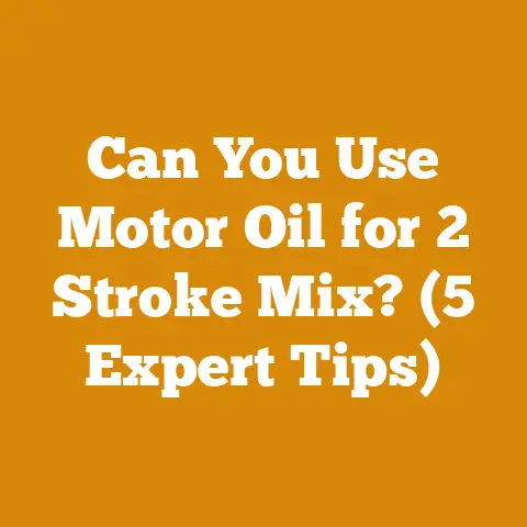 Can You Use Motor Oil for 2 Stroke Mix? (5 Expert Tips)