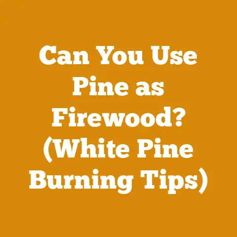 Can You Use Pine as Firewood? (White Pine Burning Tips)