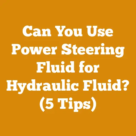 Can You Use Power Steering Fluid for Hydraulic Fluid? (5 Tips)