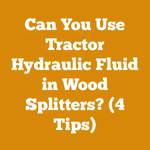 Can You Use Tractor Hydraulic Fluid in Wood Splitters? (4 Tips)