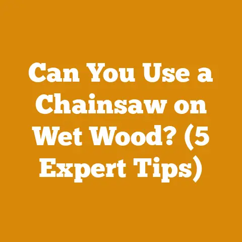 Can You Use a Chainsaw on Wet Wood? (5 Expert Tips)