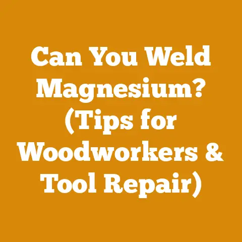 Can You Weld Magnesium? (Tips for Woodworkers & Tool Repair)