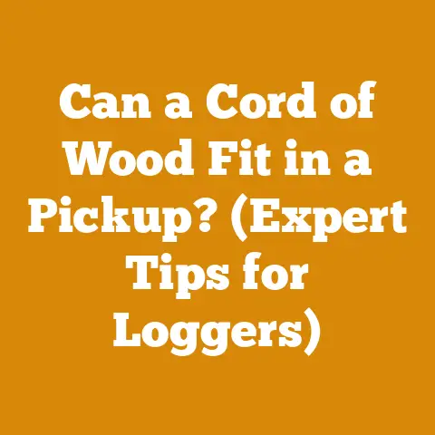 Can a Cord of Wood Fit in a Pickup? (Expert Tips for Loggers)