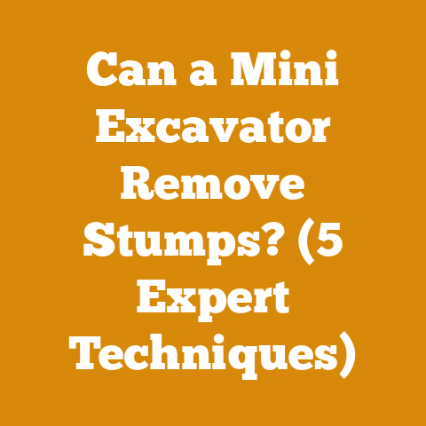 Can a Mini Excavator Remove Stumps? (5 Expert Techniques)