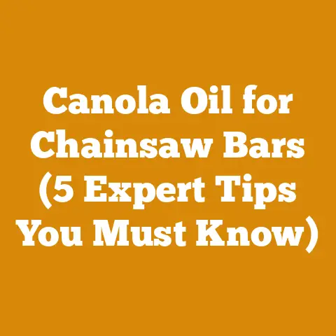 Canola Oil for Chainsaw Bars (5 Expert Tips You Must Know)