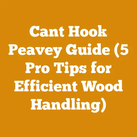 Cant Hook Peavey Guide (5 Pro Tips for Efficient Wood Handling)