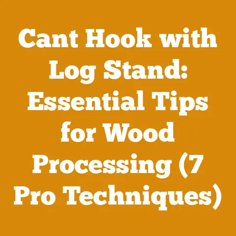 Cant Hook with Log Stand: Essential Tips for Wood Processing (7 Pro Techniques)