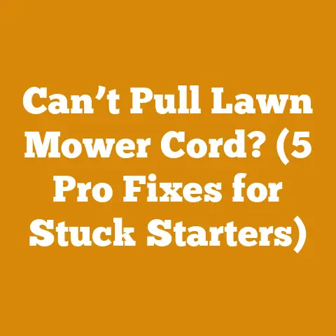 Can’t Pull Lawn Mower Cord? (5 Pro Fixes for Stuck Starters)