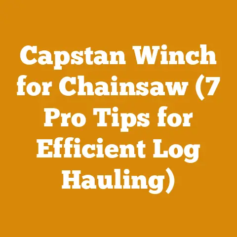 Capstan Winch for Chainsaw (7 Pro Tips for Efficient Log Hauling)