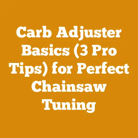 Carb Adjuster Basics (3 Pro Tips) for Perfect Chainsaw Tuning