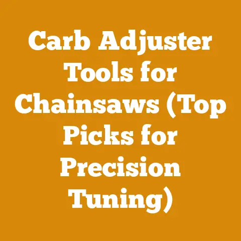 Carb Adjuster Tools for Chainsaws (Top Picks for Precision Tuning)