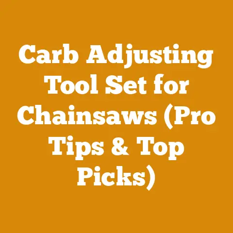 Carb Adjusting Tool Set for Chainsaws (Pro Tips & Top Picks)