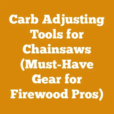 Carb Adjusting Tools for Chainsaws (Must-Have Gear for Firewood Pros)