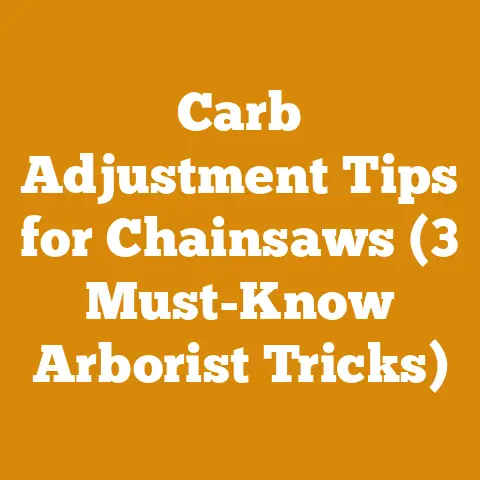 Carb Adjustment Tips for Chainsaws (3 Must-Know Arborist Tricks)