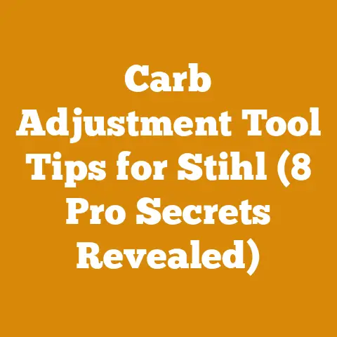 Carb Adjustment Tool Tips for Stihl (8 Pro Secrets Revealed)