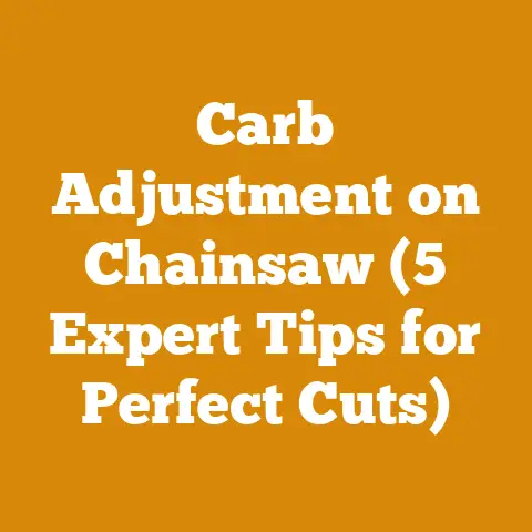 Carb Adjustment on Chainsaw (5 Expert Tips for Perfect Cuts)